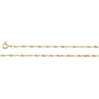 14K Yellow 16 INCH Singapore Chain