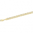 14K Yellow Gold 8.5 Inch Anchor Chain Bracelet