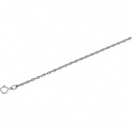 Picture of 14K White 16 INCH Solid Rope Chain