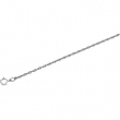 14K White 18 INCH Solid Rope Chain