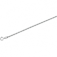 Picture of 14K White 20 INCH Solid Rope Chain