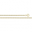 14K Yellow 18 INCH Solid Rope Chain