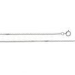Sterling Silver 18 INCH Diamond Cut Box Chain