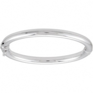 Picture of Sterling Silver Braclet Hinged Bangle Bracelet