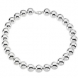 Sterling Silver 18.00 INCH 16.00 MM BEAD NECKLACE 16.00 Mm Bead Necklace