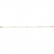 14K Yellow BRACELET Youth Bracelet W/cultured Pe