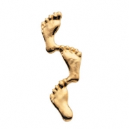 Picture of 14K Yellow Gold Footprints In The Sand Lapel Pin