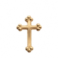 Picture of 14K Yellow Gold Cross Lapel Pin