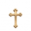 14K Yellow Gold Cross Lapel Pin