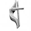 Sterling Silver Methodist Cross Lapel Pin