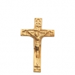 14K Yellow Gold Crucifix Lapel Pin