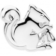 Sterling Silver The Trusting Squirrel Brooch