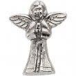 14K Yellow Gold Praying Angel Lapel Pin
