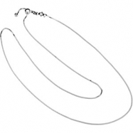 Picture of Sterling Silver 22 Inch Adjustable Box Chain