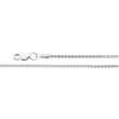 14K White Gold 16 Inch Popcorn Chain