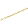 14K Yellow 18 INCH Solid Byzantine Chain
