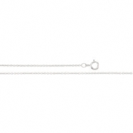 Picture of Platinum 16 INCH Solid Cable Chain