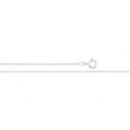 Picture of 18K White 18 INCH Cable Chain