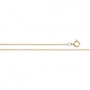 Picture of 18K Yellow 16 INCH Cable Chain