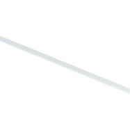 Picture of Sterling Silver 16 Inch Clear Rubber Necklace