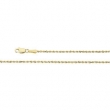14K Yellow 18 INCH 01.00 MM DIAMOND CUT ROPE CHAIN (REPLACING CH510) 01.30 Mm Dia Cut Rope Chain
