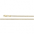 14K Yellow 18 INCH 02.00 MM ROPE CHAIN (REPLACING CH506) 1.85 Mm Rope Chain