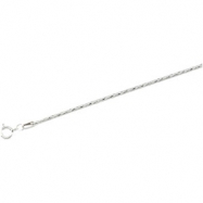 Picture of Sterling Silver 16 INCH Diamond Cut Snake Chain