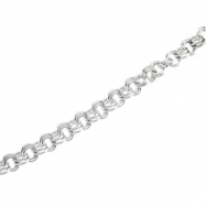 Picture of Sterling Silver 07.50 Inch Fancy Link Chain