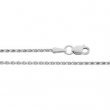 14K White 18 INCH Diamond Cut Wheat Chain