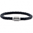 08.50 Inch 6mm Leather Bracelet