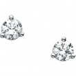 14K White Gold Pair Diamond Earring
