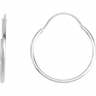 Picture of Sterling Silver Pair Hoop Earring