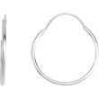 Sterling Silver Pair Hoop Earring