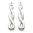 14K White Gold Right Earring Jacket