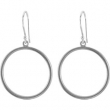 Sterling Silver Pair Precious Metal Fashion Earrings