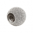 Sterling Silver Kera Stardust Finish Smart Bead Ring Size 6