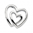14K White Gold Metal Fashion Heart Pendant