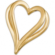 Picture of 14K Yellow Gold Metal Fashion Heart Pendant