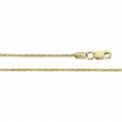 14K White 24.00 INCH WHEAT CHAIN Wheat Chain