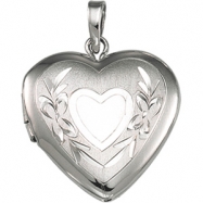 Picture of Sterling Silver Heart Shaped Locket