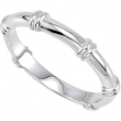 Sterling Silver Stackable Metal Fashion Ring