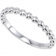 Sterling Silver Stackable Metal Fashion Ring
