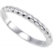 Sterling Silver Stackable Metal Fashion Ring