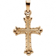 Picture of 14K Yellow Gold Cross Pendant