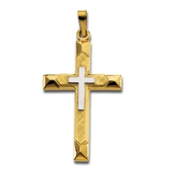 Picture of 14K Yellow Gold Cross Pendant