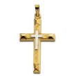 14K Yellow Gold Cross Pendant