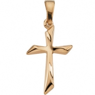 Picture of 14K Yellow Gold Cross Pendant