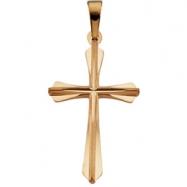 Picture of 14K Yellow Gold Cross Pendant