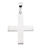 Picture of 14K White Gold Greek Cross Pendant