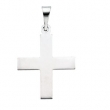 14K White Gold Greek Cross Pendant